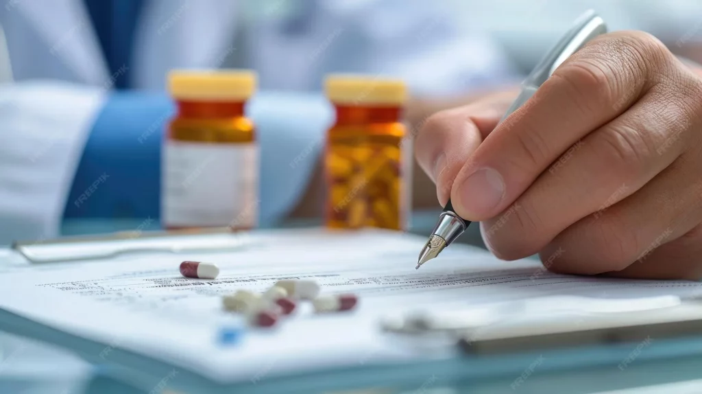 Prescription medications and lab samples for treatment selection