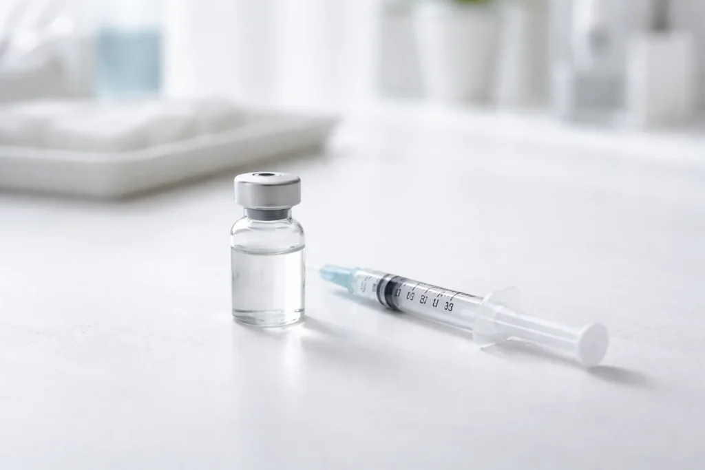 PT-141 (Bremelanotide) injection, used to enhance sexual desire and performance in both men and women.