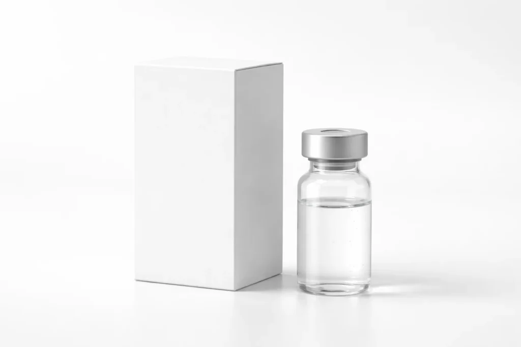 Peptide wellness therapy vial, designed to support recovery, sleep, and body composition goals with ongoing support