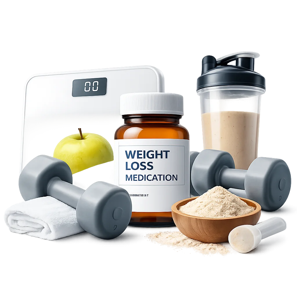Weight loss medications and supplements.